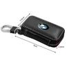 QMBR7 2025 Hots E60 1Pcs Leather Emblem Car Key Case Keychain Zipper Key Case Bag For BMW M M3 M5 M6 M2 E46 E90 E60 F10 F30 E39 E36 F2