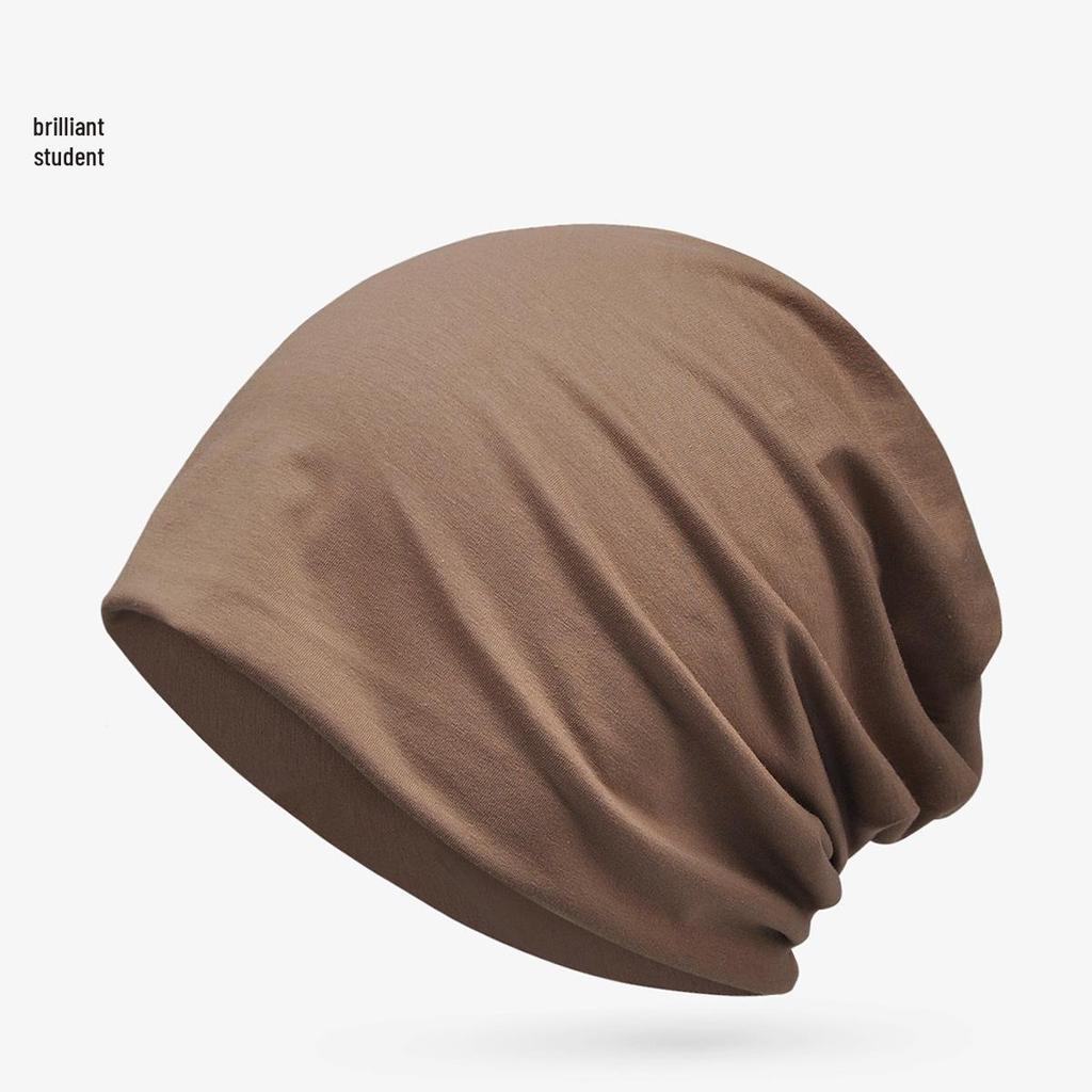 Versatile Cotton Beanie: Thin, Cuffed, Plain Style for Men & Women
