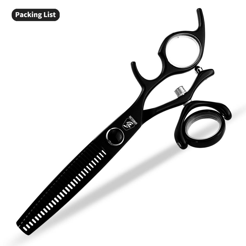 SANGELAR 6 Inch Top Grade Hair Scissors Professional Hairdressing Tools Barber and Salon Using,Special Handle Design,Recommendation