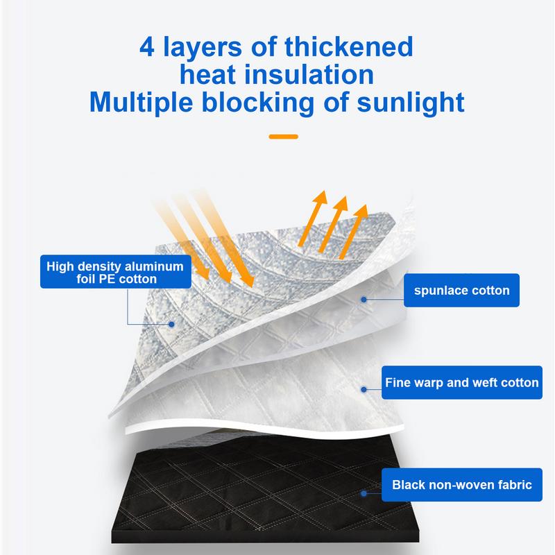 Снежный чехол на лобовое стекло Утолщенный Чехол от льда и снега Солнцезащитный чехол на лобовое стекло Солнцезащитный козырек Защита от мороза Защита от удаления снега и льда Зима