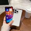 Applicable To IPhone16PROMAX Four Corner Anti-fall Transparent Space Phone Case Apple X/14 Fine Hole Soft Protection Case
