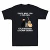 I Pet Things Funny And Guitars Play Thats I Unisexs Do TShirt What I I Know Cats