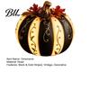 Black Gold Fall Decor Pumpkin Decor, Autumn Harvest Resin Figurine, Vintage Retro Ornaments Table Centerpiece for Halloween Thanksgiving, Indoor Home
