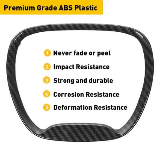 Steering Wheel Trim For Cover Dodge Charger Challenger 2015+ Durango Accessories