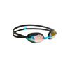 Madwave Plastic Swimming Goggles with Mirrored Coating Record Breaker Rainbow