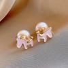 Fashion Jewelry New Year Horse Earrings Cartoon Horse Horse Mascot Ear Studs  Woman