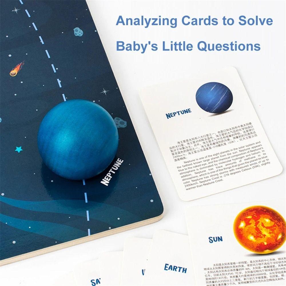 Eight Planets Solar System Puzzle Toy Universe Cognition Planet Board Toy Parent-child Interactive