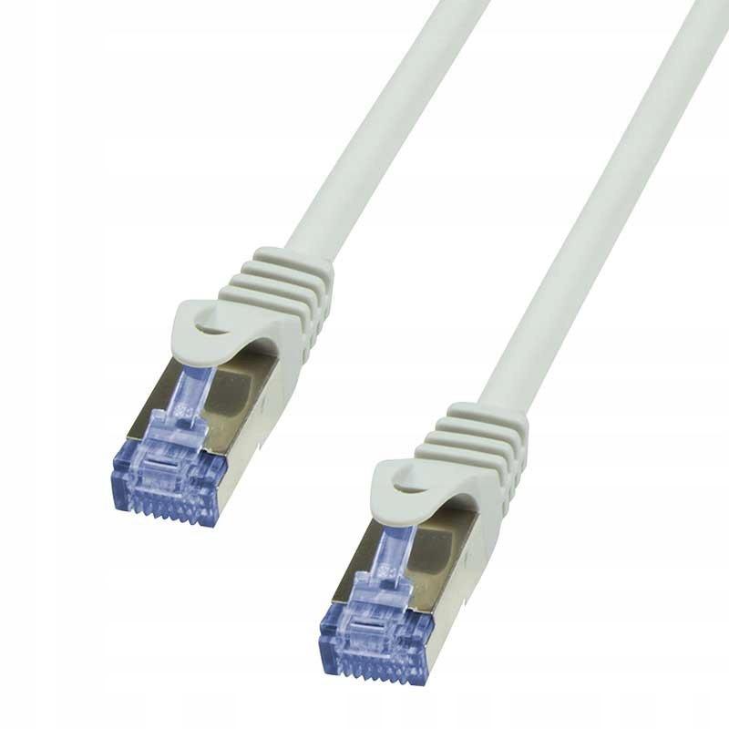 Patchcord LogiLink CQ4032S Cat.6A/7 600 MHz S/FTP PIMF 1,00m szary