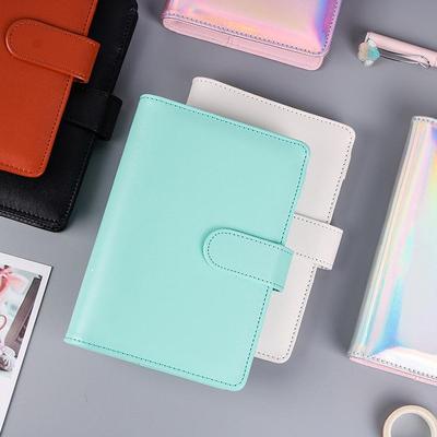 Корейский макарон в форме сердца, кольцевой блокнот A5/A6 - PU дневник с 6-ю отверстиями