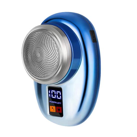 Мини-электробритва с цифровым дисплеем Type-C, перезаряжаемая, водонепроницаемая, для влажного и сухого бритья, портативная, для путешествий, бритва для мужчин, триммер для бороды, инструмент для удаления волос