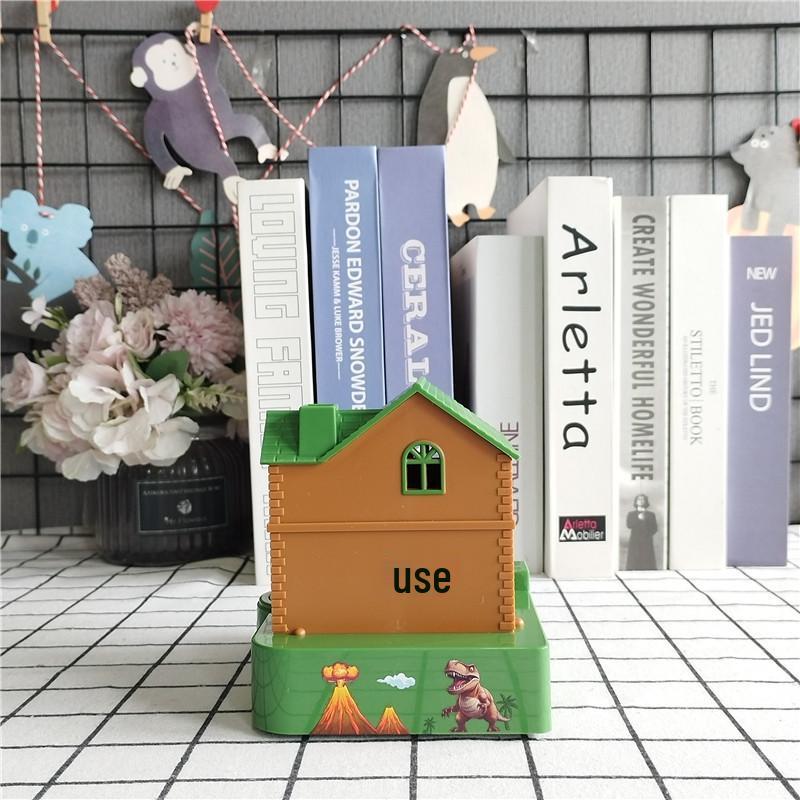 Novel Dinosaur Piggy Bank with Music: Automatic Coin Storage and Withdrawal