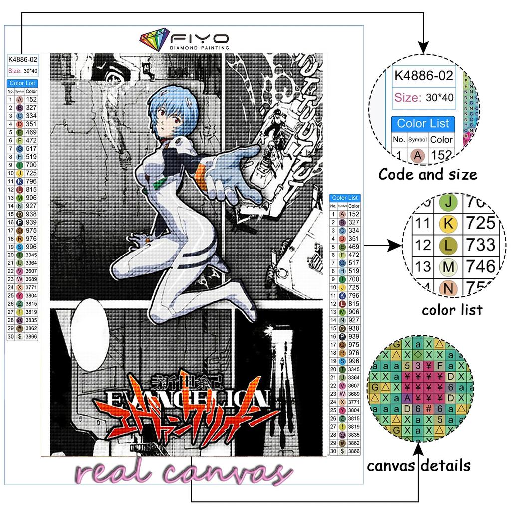 DIY 5D алмазная живопись аниме постер набор для вышивки крестом полная дрель вышивка мозаика художественная картина стразы подарок