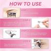 Makeup Magnetic Suction False Eyelashes L Curl Faux Mink Lashes  Eyelash Extension