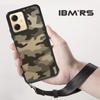 (Comes with Wrist Strap)ibmrs for Xiaomi Note12/12R Pro/POCO X5 5G Case,camouflage Lear Transparent Shell