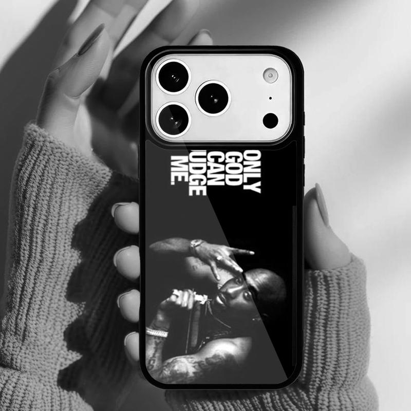 Hiphop Rap Singer 2Pac Tupac Shakur Phone Case for iPhone 17 16 15 14 13 Pro Max Back Cover for 12 11 Pro Coque