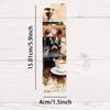 30/60PCS Coffee Style Bookmark Creative Chinese Painting Reading Pages Book Marking Living Room Card Design Student Stationery