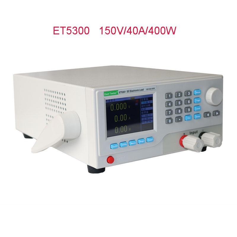 East Tester ET53 Series Programmable DC Electronic Load USB Single/Dual Channel Meter 150V/40A/400W Battery Capacity Tester