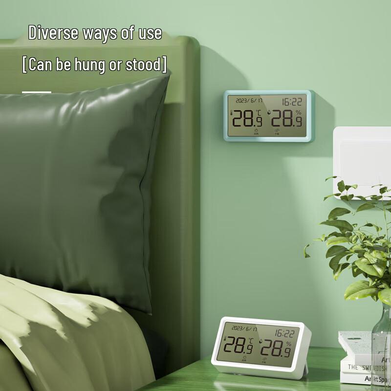 Deli Electronic Temperature and Humidity Monitor