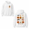 Autumn Winter Casual Halloween Pumpkin Ghost Print Men hooded sweatshirt Women Boys coat Top Parent Child Kid 's Cotton Hoodie