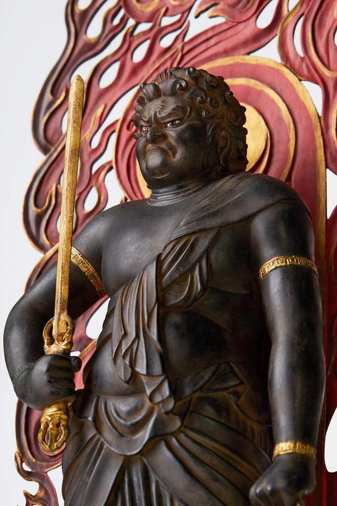 Стандартная Стоящая Статуя Фудо Мёо Исму Статуя Будды Фудо Мёу Рюдзо Рисунок Статуя Будды Исму Исцеляющий Мирный Декоративная Статуя Будды