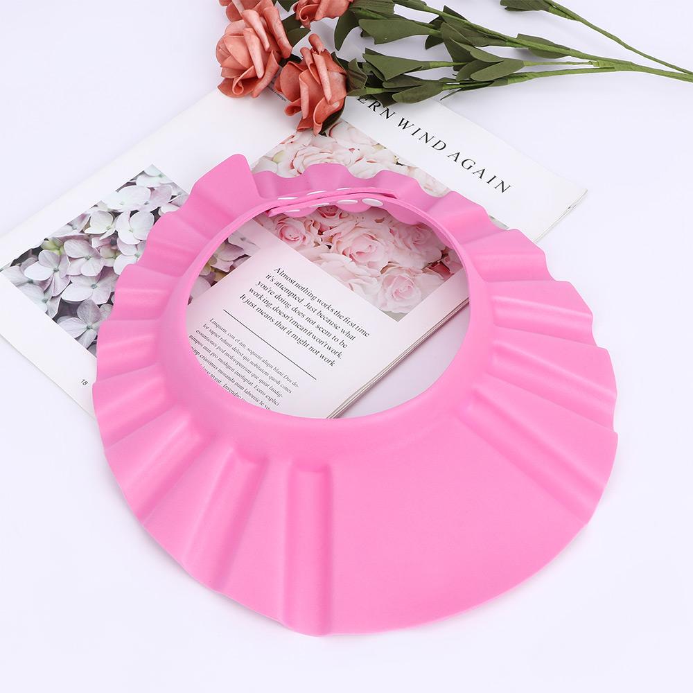 Adjustable Kids Shampoo Soft Hat Shower Cap Wash Hair Shield Bathing