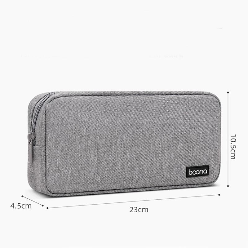 Boona Портативная сумка для хранения из ткани Оксфорд, сумка для хранения кабеля для передачи данных, зарядное устройство, сумка для хранения адаптера питания для ноутбука, Power Bank