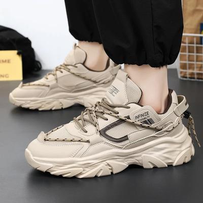 Мужские кроссовки Chunky, дышащие, с низким верхом, спортивная обувь, повседневная, новинка 2024, удобные, для ходьбы, бега, тенниса, для мужчин