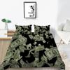 3 Pieces Money Maths Pattern Funny Soft Bed Set 3D Modern Bedding Set Dollar Motif Printed Duvet Cover Vivid Comforter Cover