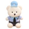 Cartoon Cute Police Bear Doll Plush Toy Traffic Police Bear Hug Bear Doll Doll