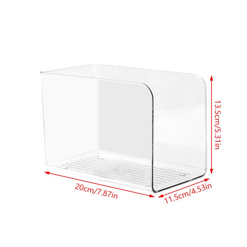 Portable Acrylic Book Stand Transparent Free Combination Bookshelf U-Shaped Book Folder Desk Storage Rack Home Office