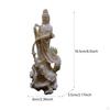 Guanyin Statue Figure Kwan Yin Decorative Feng Shui Decor Gift Tabletop Ornament for Bookshelf Desk