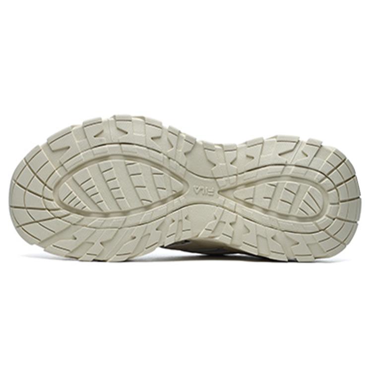 FILA Fabric Low top Chunky Sneakers Women's Beige (Unisex) Chunky Sneakers F12W124164FLA