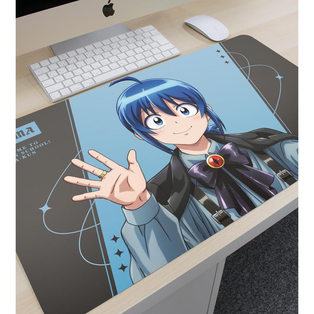 Добро пожаловать в Demon Оригинальная иллюстрация Сузуки Ирумы Черный Координат Настольный коврик Школа! Ирума-кун Вер. Многофункциональный