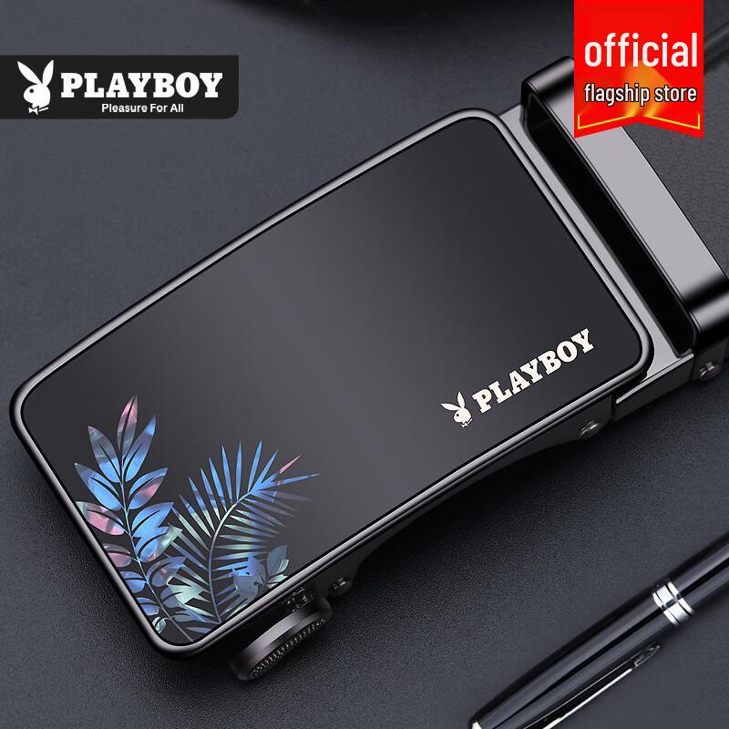 PLAYBOY Мужской кожаный ремень с автоматической пряжкой