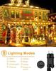 Kurtyna Świetlna Lampki 320Led Girlanda Ip44 21M