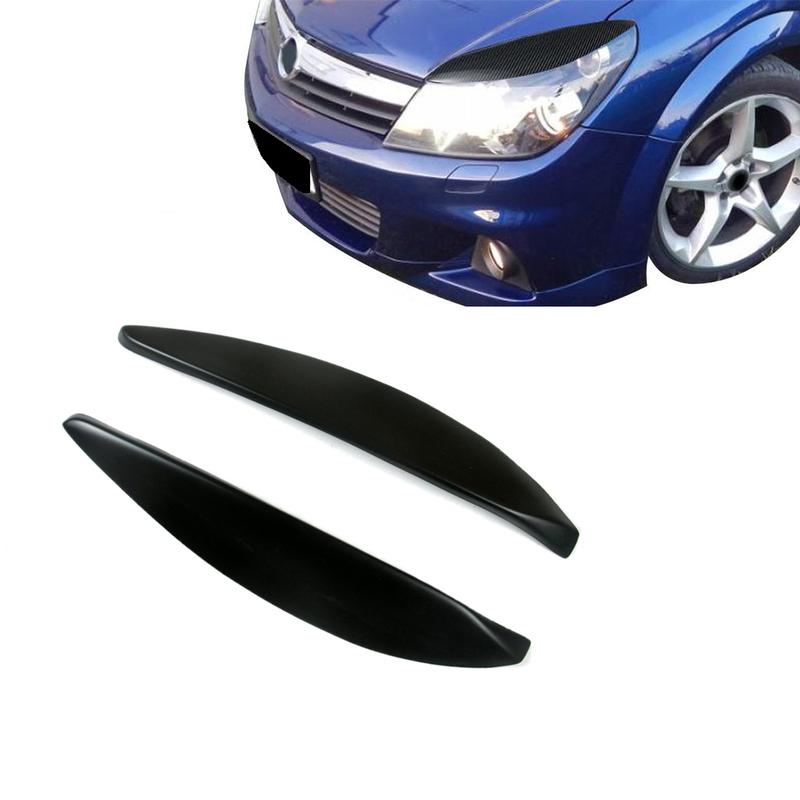 Накладки на передние фары для Opel Vauxhall Astra H MK5 2004 - 2009 2007 2008-A61E