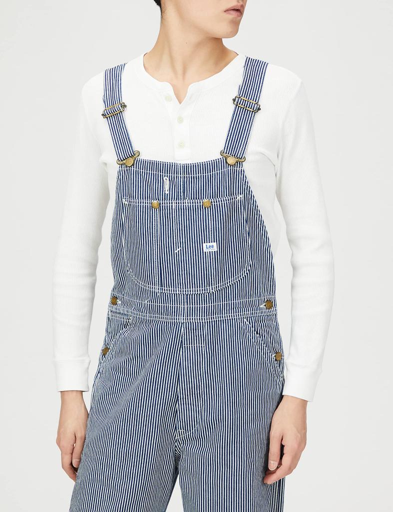 Lee overalls denim overalls large size unisex LM7254-2104 hickory XL