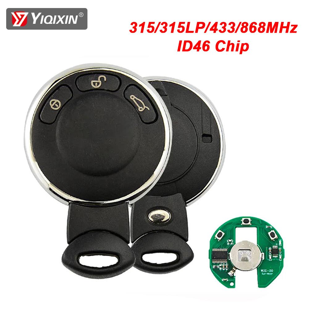 Smart Remote Car Key For BMW Mini Cooper R56 R57 R58 R60 R61 Cabrio S ONE D Clubman Countryman ID46 Chip 315/434/868Mhz No Logo