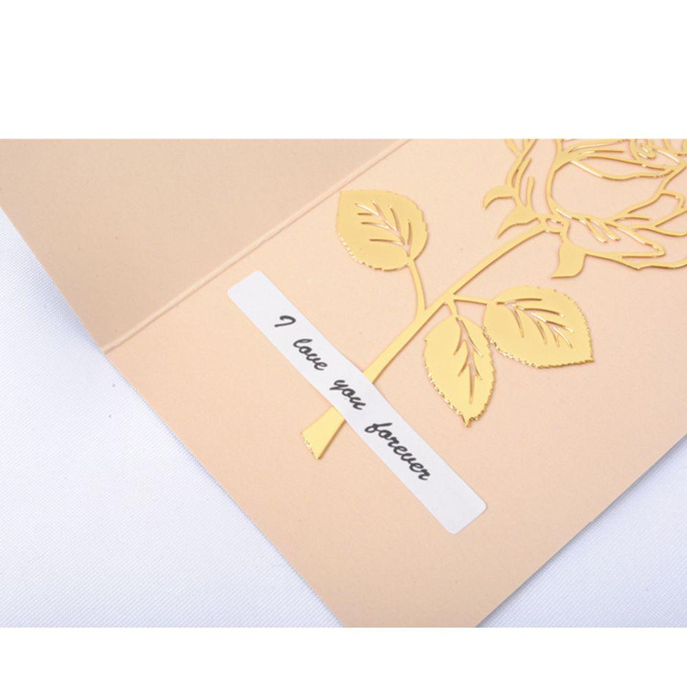 Stainless Steel Bookmark Electroplated Metal Bookmark Rose Metal Bookmark Stylish For Readers Gift Giving Valentine's Day