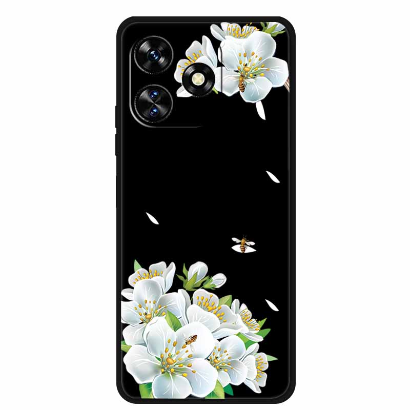 Чехол For Oukitel C51 Чехол Милый Мультяшный Кот Черный Силиконовый Мягкий Чехол для Телефона For Oukitel C51 Задняя Крышка Чехлы C 51 Coque 6.8" Capa
