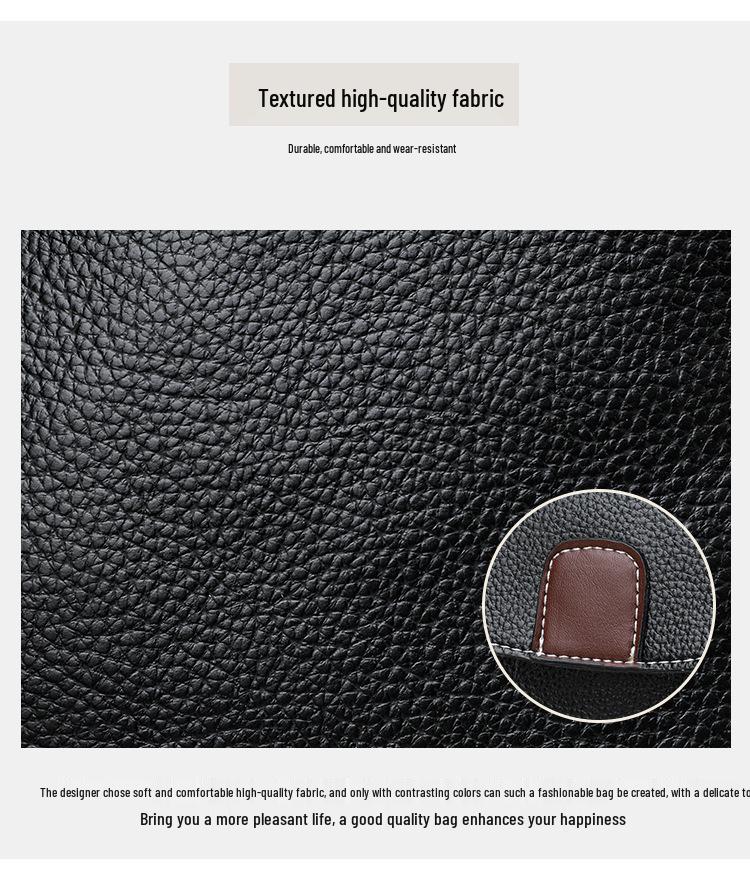 Трендовая женская сумка-кроссбоди на одно плечо из мягкой кожи 2025 года – Универсальный европейско-американский стиль