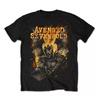 Американская ретро футболка с коротким рукавом в стиле High Street группы Avenged Sevenfold, образованной в 1999 году