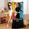 Pop Rock Singer Ed Sheeran Beach Towels Shower Towel Sauna Travel Spa Microfiber Quick Dry Gym Accessories Cute Room Decor