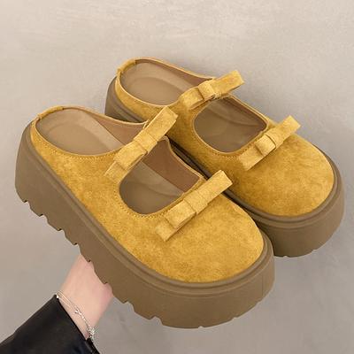 Балетки Женские тапочки Платформа Слингбэки Весеннее платье Женские сандалии 2025 Повседневная обувь Для ходьбы Уютные Zapatos De Mujer