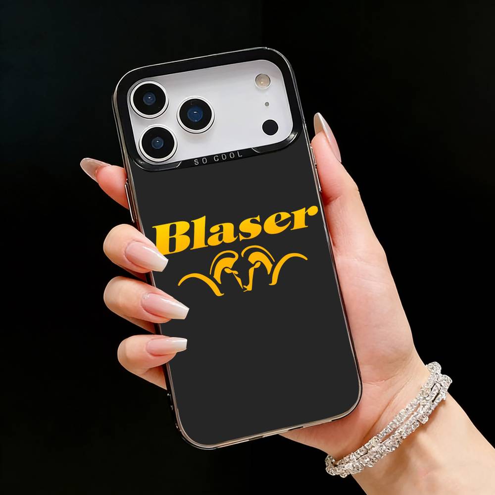 Чехол для телефона B-Blaser Usa Rifles Police для iPhone 17, 16, 15, 14, 13, 12 Pro Max, Черный, Конфетный, Матовый, Ударопрочный