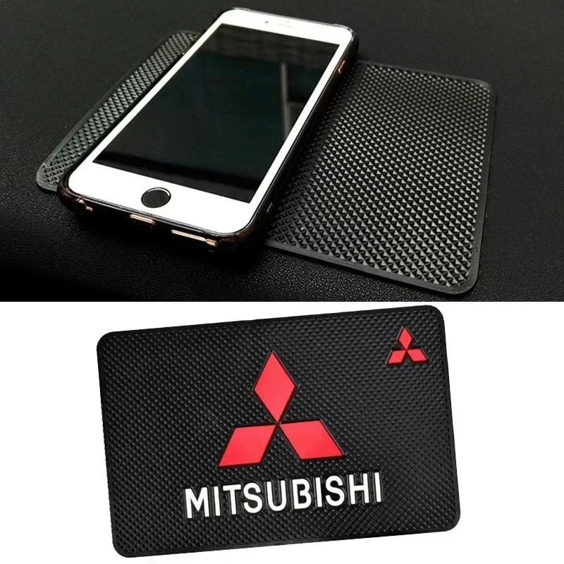 Car Anti Slip Mat Dashboard Sticky Non-Slip Cell Phone Pad for Mitsubishi Lancer 9 ASX L200 Colt Pajero Outlander Eclipse Mirage