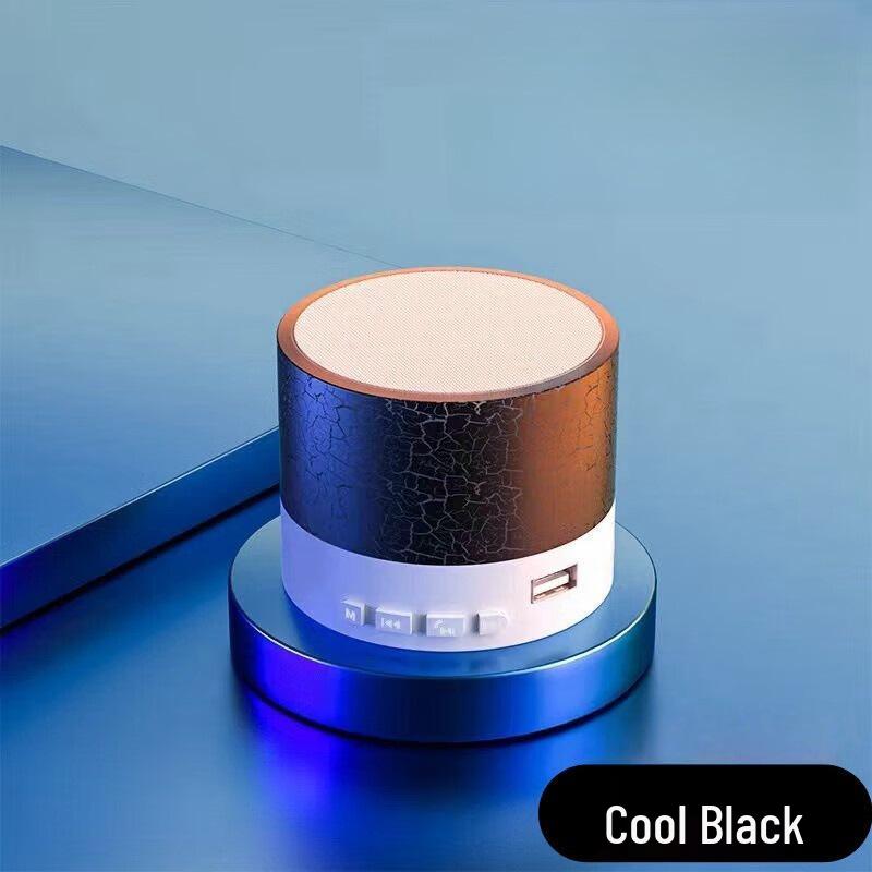 Мини-колонка Bluetooth Crackle с переливающейся подсветкой, многофункциональная, поддерживает компьютер и TF-карту