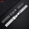 Silver Black Bracelet for Seiko Luxury Solid Stainless Steel Watch Band 18mm 19mm 20mm 21mm 22mm 24mm Belt Men Watch Accessories