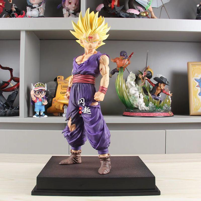 45 см Аниме Dragon Ball Фигурка Сон Гохана Фигурки Действия Фигурка Гохана ПВХ Кукла Украшение Статуэтка Коллекция Модель Игрушки Подарки
