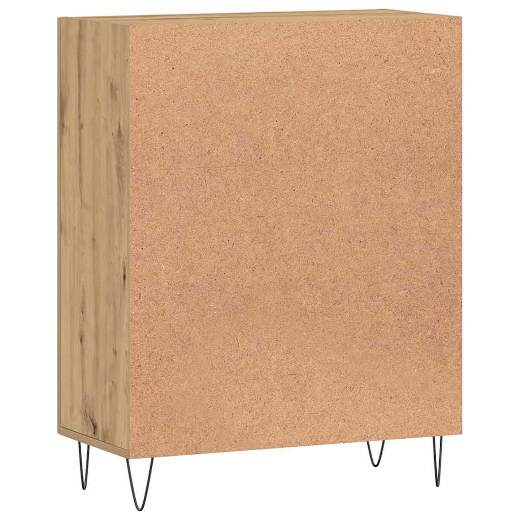 Vidaxl Szafka, Dąb Artisan, 69,5X34X90 Cm, Materiał Drewnopochodny